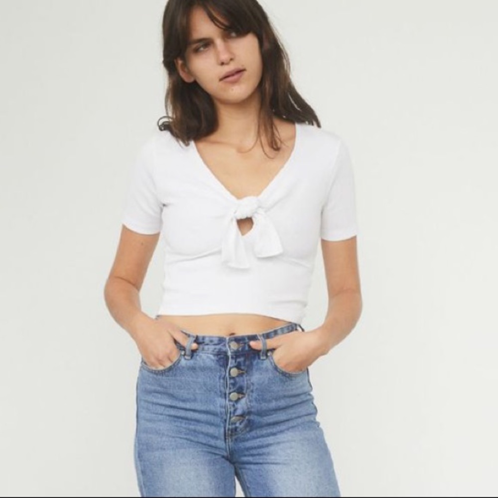 Lisa says gah Rio cotton rib top NWOT
